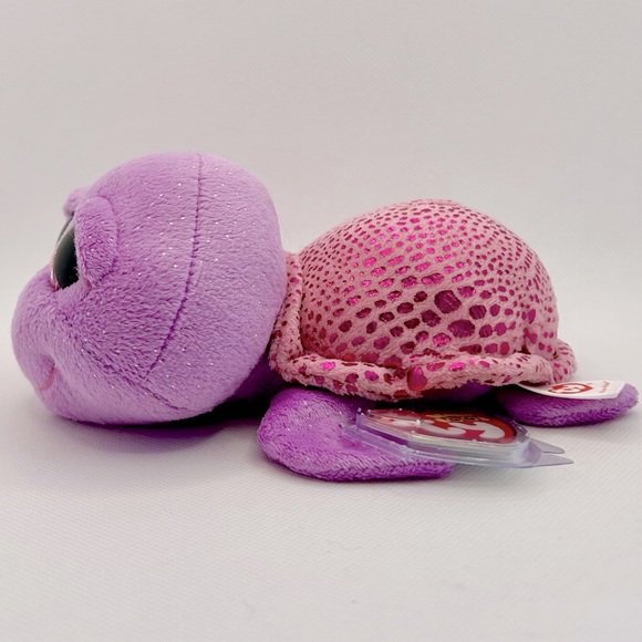 Ty Beanie Boos Collection RETIRED Slow-Poke the Turtle Plush - Picture 4 of 7
